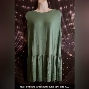 NWT Green Tunic tank